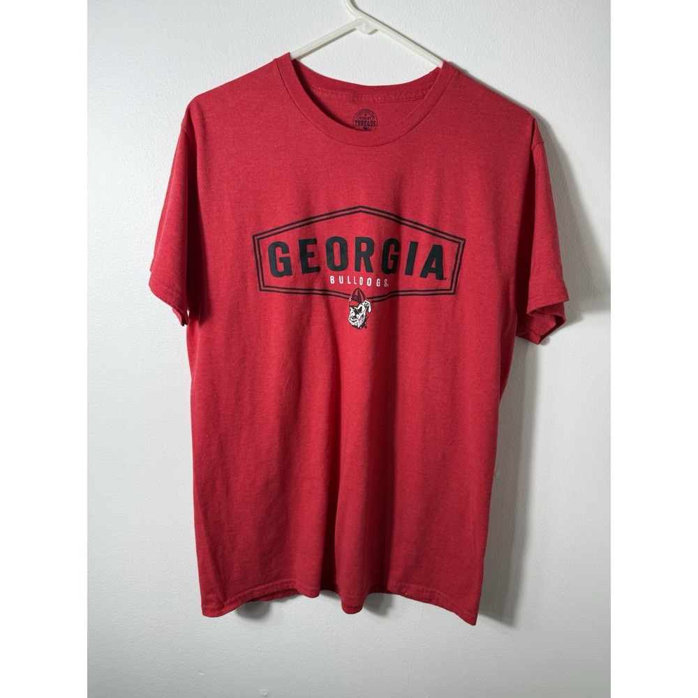 Georgia Bulldogs‎ Shirt Red Large NCAA Rivalry Threads / UGA